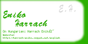 eniko harrach business card